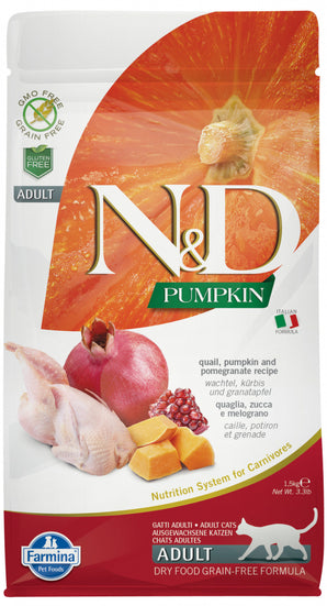 N&D GF CAT Pumpkin Quail & Pomegranate 1,5 kg