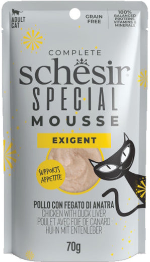 Schesir Cat Special Mousse Exigent kuře játra 70 g