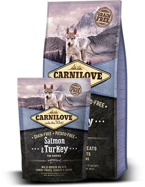 Carnilove Dog Salmon & Turkey for Puppies 1,5kg