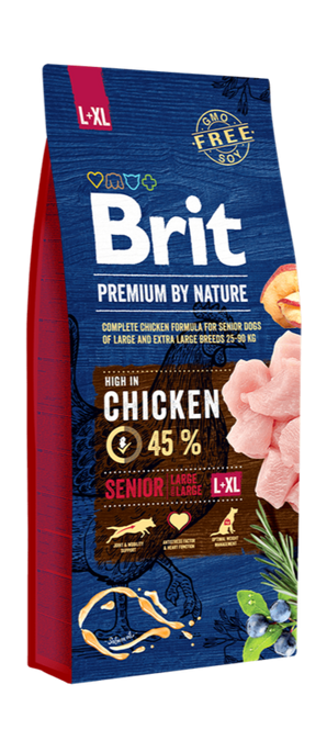 Brit Premium Dog by Nature Senior L+XL 15kg