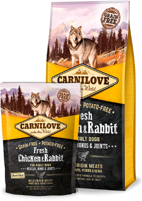 Carnilove Dog Fresh Chicken & Rabbit for Adult 1.5kg