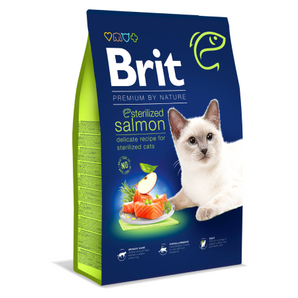 Brit Premium by Nature Cat Sterilized Salmon 8 kg