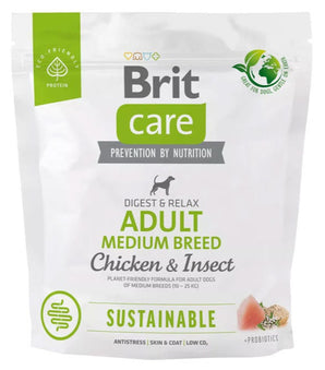 Brit Care Dog Sustainable Adult Medium Breed 1kg