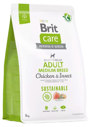 Brit Care Dog Sustainable Adult Medium Breed 3kg