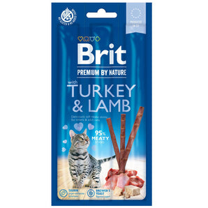 Brit Premium Cat by Nature Sticks Turkey & Lamb (3ks)