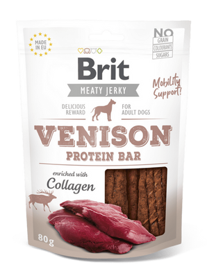 Brit Jerky Venison Protein Bar 200g