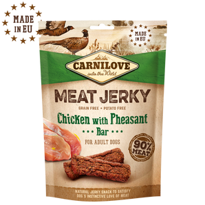 Carnilove Dog Jerky Chicken with Pheasant Bar 100g