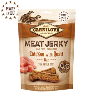 Carnilove Dog Jerky Quail&Chicken Bar 100g