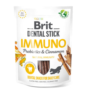 Brit Dog Dental Stick Immuno Probiotics&Cinnamon 7ks