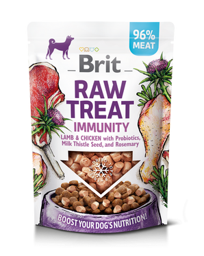 Brit Raw Treat Dog Immunity, Lamb&Chicken 40g