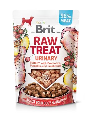 Brit Raw Treat Dog Urinary, Turkey 40g