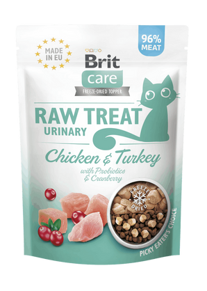 Brit Raw Treat Cat Urinary, Chicken&Turkey 40g