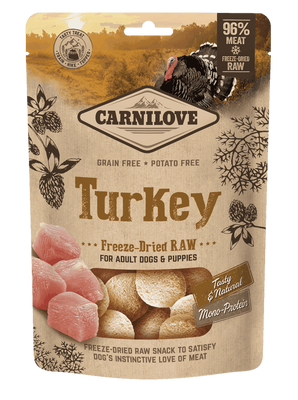 Carnilove Raw Freeze-Dried Snacks Turkey 60g