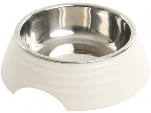 Miska melamin Frosted Ripple Bowl 700ml bílá BUSTER: Velká melaminová miska pro psy.