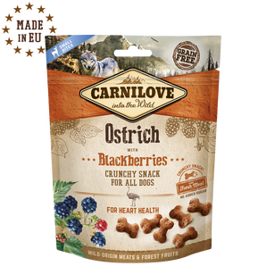 Carnilove Dog Crunchy Snack Ostrich&Blackberries 200g