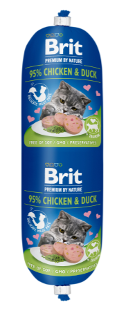 Brit Premium Cat by Nature Sausage Chicken & Duck 180g