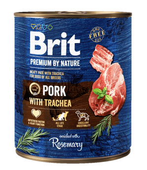 Brit Premium Dog by Nature  konz Pork & Trachea 800g