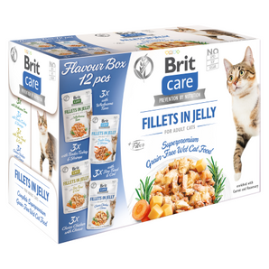 Brit Care Cat Fillets in Jelly Flavour box 12x85g