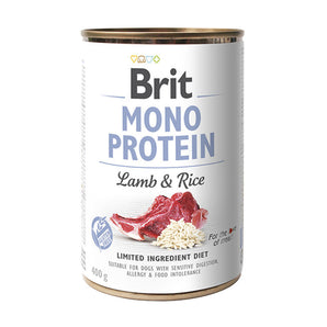 Brit Dog konz Mono Protein Lamb & Brown Rice 400g