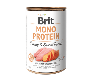 Brit Dog konz Mono Protein Turkey & Sweet Potato 400g