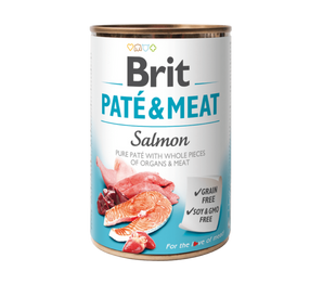 Brit Dog konz Paté & Meat Salmon 400g