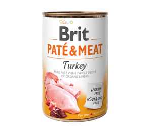 Brit Dog konz Paté & Meat Turkey 400g