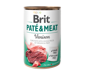 Brit Dog konz Paté & Meat Venison 400g