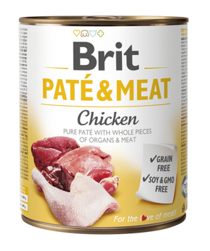 Brit Dog konz Paté & Meat Chicken 800g