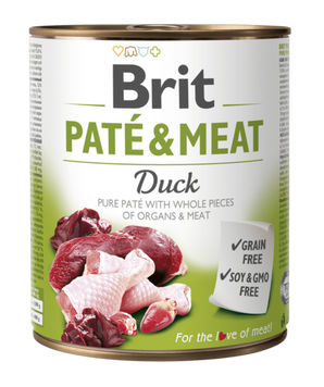 Brit Dog konz Paté & Meat Duck 800g