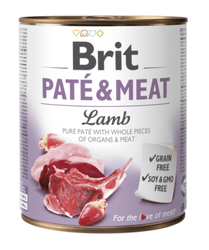 Brit Dog konz Paté & Meat Lamb 800g