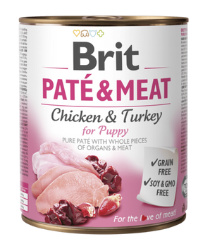 Brit Dog konz Paté & Meat Puppy 800g