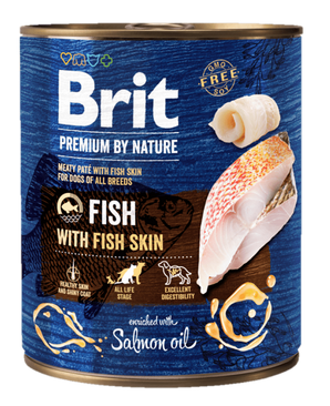 Brit Premium Dog by Nature  konz Fish & Fish Skin 800g