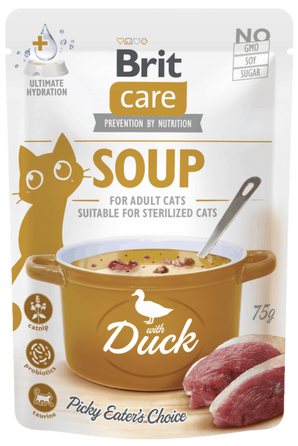 Brit Care Cat Soup with Duck 75g