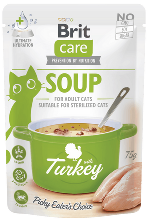 Brit Care Cat Soup with Turkey 75g