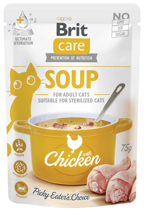 Brit Care Cat Soup with Chicken 75g