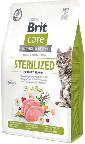 Brit Care Cat Grain-Free Sterilized Immunity Support 2kg