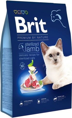 Brit Premium by Nature Cat Sterilized Lamb 800 g