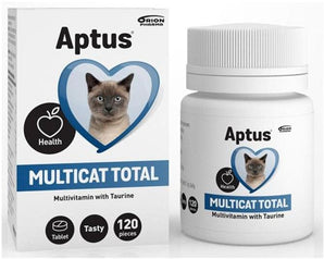 Aptus Multicat, 120 tbl, multivitamin pro kočky.