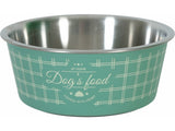 Miska nerez pes FOOD DOG 1,2l zelená Zolux - nerezová miska pro psy s nápisem FOOD DOG, zelená, objem 1,2l, Zolux.