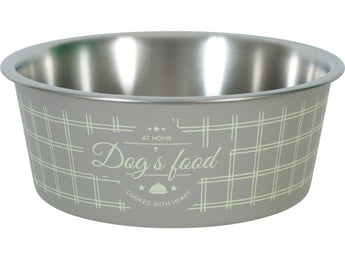 Miska nerez pes FOOD DOG 400ml hnědá Zolux - nerezová miska pro psy s nápisem FOOD DOG, hnědá, objem 400ml, Zolux.