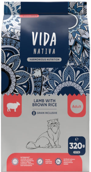 Kraftia VIDA NATIVA CAT Adult Lamb & Rice 320 g