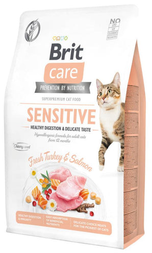 Brit Care Cat Grain-Free Sensitive Healthy Digestion & Delicate Taste 2kg