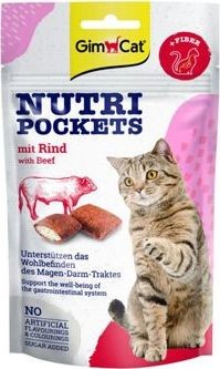 GimCat Pamlsky pro kočky hovězí 60g