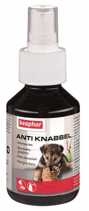 Beaphar Anti Knabel sprej proti okusu předmětů, 100 ml, odrazuje vaše mazlíčky od okusování nábytku a dalších předmětů.