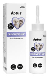 Aptus Orisolve Plus Vet sol, 100 ml, ušní roztok pro psy a kočky.