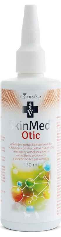 SkinMed Otic 130ml - Roztok na čištění uší pro psy a kočky, pomáhá udržet uši čisté. Balení 130 ml.