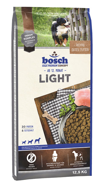 Bosch Dog Special Light, 12,5 kg, krmivo pro psy s nadváhou a citlivým zažíváním.