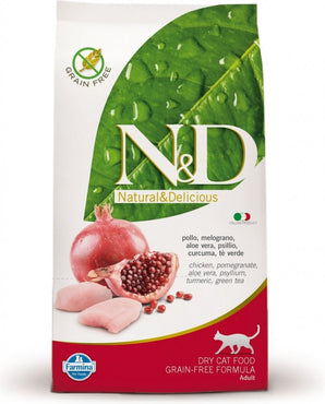 N&D GF Prime CAT Adult Chicken & Pomegranate 5 kg