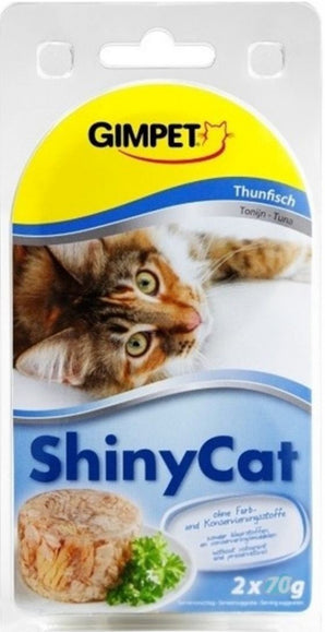 GimCat ShinyCat tuňák 2 x 70 g