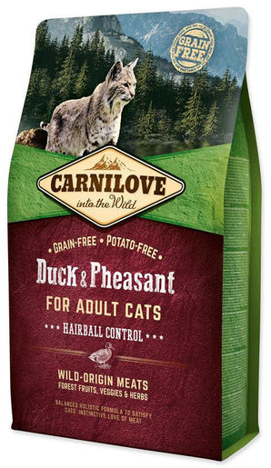 Carnilove Cat Duck&Pheasant Adult Hairball Control 2kg